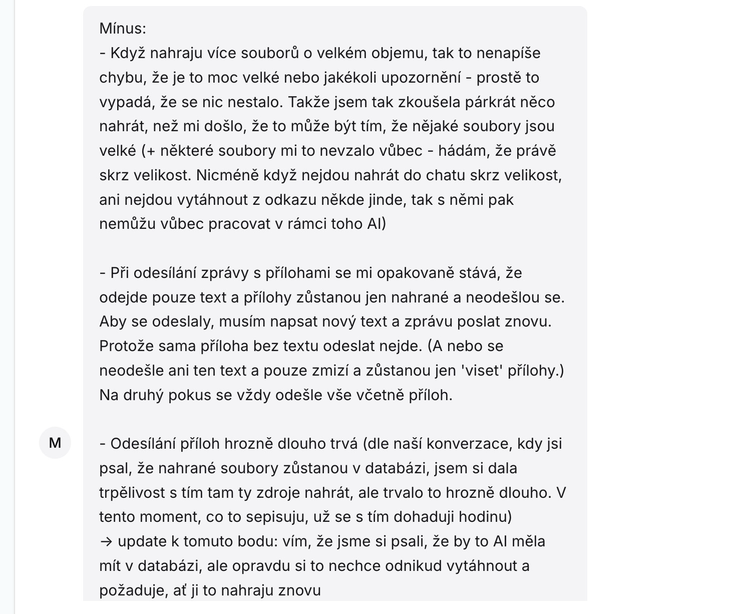 Zpětná vazba 1